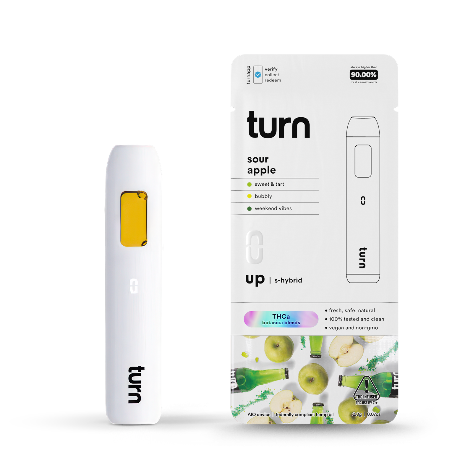 Turn - 2G THCa Sour Apple Seltzer (Sativa)